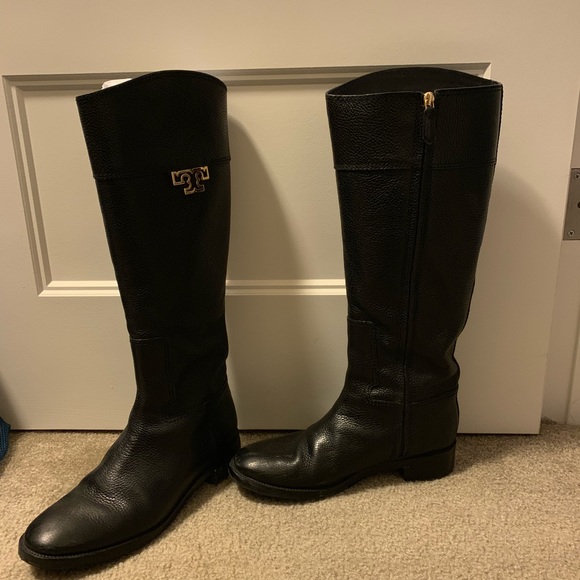 Tory Burch Shoes - Tory Burch “Joanna” Leather Riding Boot